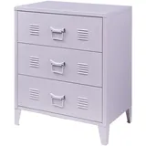 [en.casa] Hämeenlinna Schubladenschrank 60 x 40 x 72 cm Lila