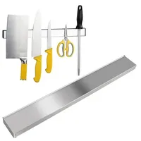 BAYLI 2er Set Magnetleiste selbstklebend 40cm - Messerleiste Edelstahl