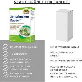 Sunlife Artischocken Kapseln 60 St.