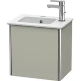 Duravit Waschtischunterschrank wandhängend „XSquare“ 41 × 40 × 28,9 cm, in Taupe Seidenmatt