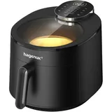Hagenuk Digitale Heißluftfritteuse 5L 1500W schwarz