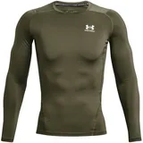 Under Armour HeatGear Armour langarm Funktionsshirt Herren 390 marine od green/white XXL