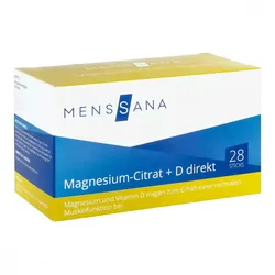 Magnesiumcitrat+d direkt Menssana Pulver