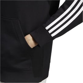 Adidas Essentials 3-Streifen French Terry Regular Kapuzenjacke Black / White XS