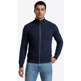 Pierre Cardin Strickjacke mit Stehkragen blau XXXL (58)