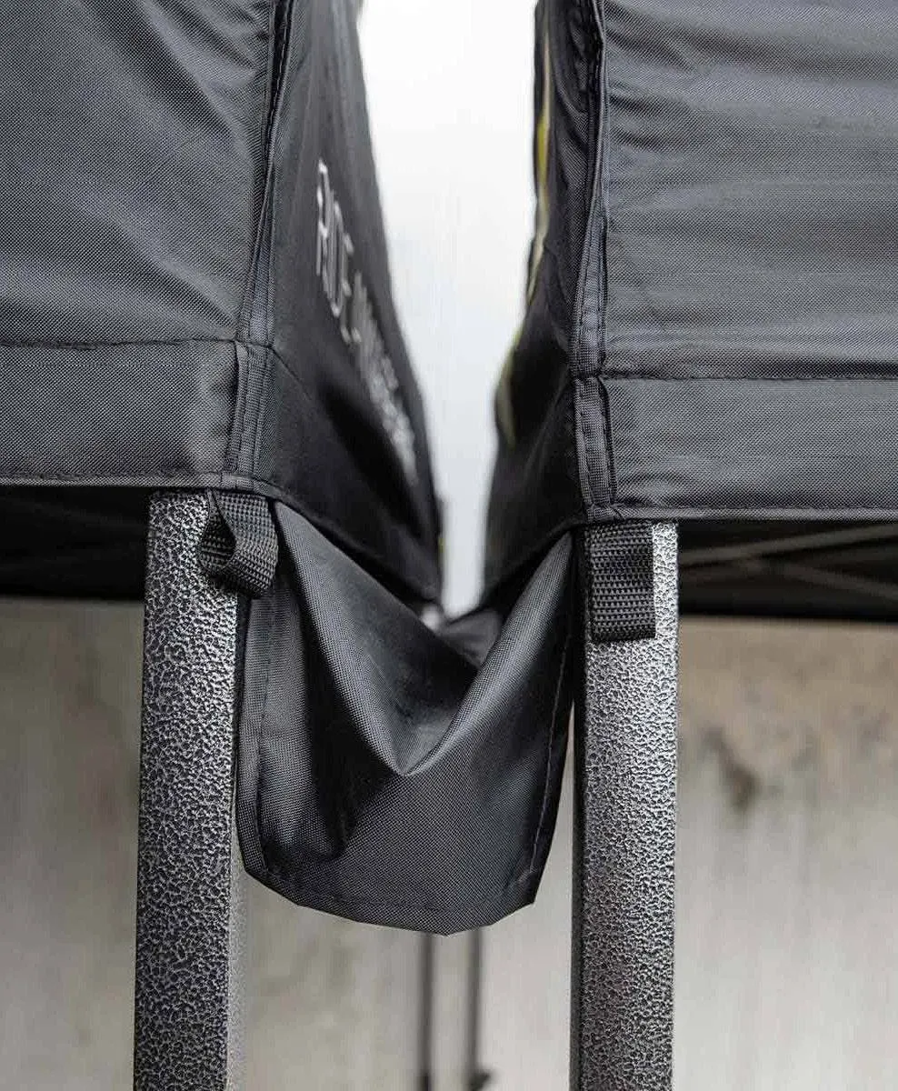 X-GRIP Zelt-Regenrinne - Schwarz