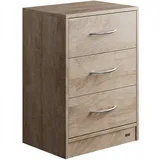 CASARIA Nachttisch Eloise Eiche 54x39x28cm