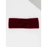 Just Cashmere Kaschmir-Stirnband "Namad" in Bordeaux