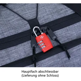 Elephant Gin Cruiser 4-Rollen 130 cm / 135 l grau/schwarz