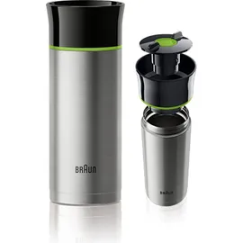 Braun BRSC001 edelstahl/schwarz 0,33 l