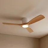 LUCANDE Moneno 131 cm Deckenventilator Weiß