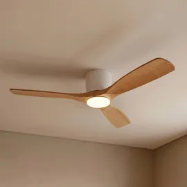 LUCANDE Moneno 131 cm Deckenventilator Weiß