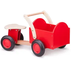 Rutscher aus Holz für Kinder mit rotem Kasten Holzspielzeug