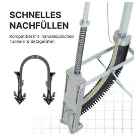 Sanpro Tackernadeln Heizrohrhalter für Fußbodenheizung Anzahl 6000 Stück