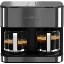 Proficook Doppel Kaffeemaschine PC-KAD 1308 dark-inox