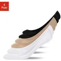 SNOCKS Loafer Socken | Mix (Schwarz/Weiß/Beige) | 43 -