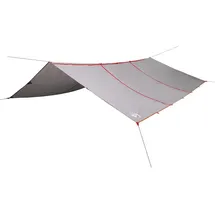vidaXL Tarp 1 Stück 4,20 x 4,40 m Grau/Orange
