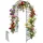 Relaxdays Rosenbogen 140 x 240 x 50 cm Schwarz