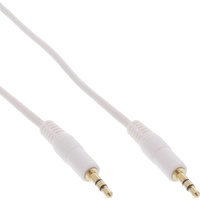 InLine Klinke Kabel, 3.5mm Stecker / Stecker, Stereo, weiß