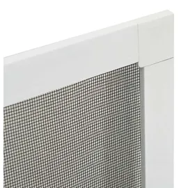 vidaXL Insektenschutz für Fenster 130 x 150 cm Weiß