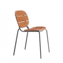 Stapelstuhl Si-Si Wood - ZA - anthracite