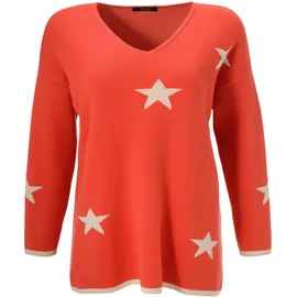 aniston plus Strickpullover orange/beige 54