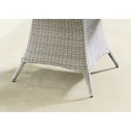 Destiny PALMA LUNA«, 4 Hochlehner, 1x Tisch, inkl. Auflagen), Aluminium, Polyrattan weiß