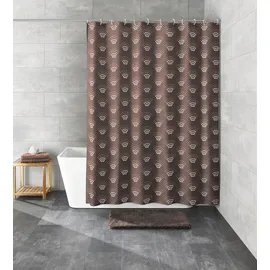 KLEINE WOLKE Duschvorhang 180 x 200 cm braun