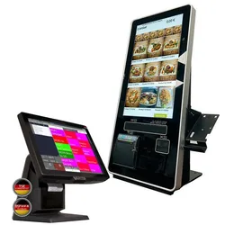 Blitzkasse Kassensystem mit 21" SelbstBedienungs-Terminal für Gastronomie und Imbiss, SB-Kiosk, SB-Terminal SB-Kasse