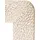 GIFTDECOR Wandspiegel 60 x 90 cm Beige