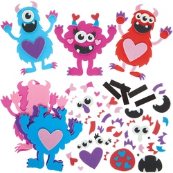 Liebesherz Monster Magnet Kits  (Pro Set 8) Bastelaktivitäten Valentinstag