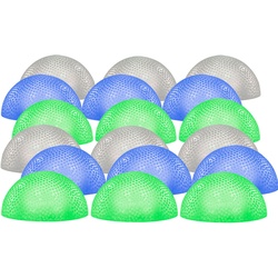 18er Set LED Deko Garten Leuchten Halbkugel Effekt Lampen IP44 Außen Strahler