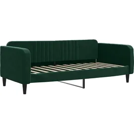 vidaXL Tagesbett Dunkelgrün 100x200 cm Samt