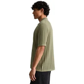 Marc O'Polo Strickjacke mit Lochstruktur Grün XXL