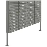 AL Briefkastensysteme 37 Fach Grau