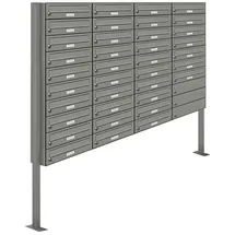 AL Briefkastensysteme 37 Fach Grau