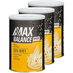 Max Balance Protein Drink Whey Vanilla 360 g, 3er Pack