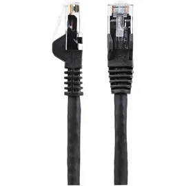 Startech StarTech.com 7m Netzwerkkabel CAT6 - LSZH(weniger Rauch, Halogenfrei) - 10Gbit 650MHz 100W POE RJ45 U/UTP LAN-Patch Kabel - Schwarz, ETL Zertifizierung, 24AWG, Installationskabel, 7 m, Cat6, 7 m),