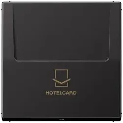 Jung AL2990CARDD Hotelcard-Schalter (ohne Taster-Einsatz), Hotelcard, Serie LS, dark
