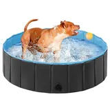 Hundepool Hund Swimmingpool Doggy Pool Faltbare Hundebad Planschbecken Badewanne