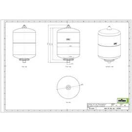 Reflex S 10 bar 8 l Grau