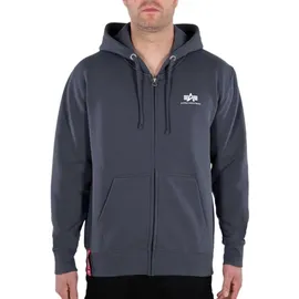 Alpha Industries Basic Zip Hoodie Herren grau XL
