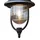 Konstsmide LED Außenwandleuchte Aluminium/Edelstahl/Glas 49 cm inkl. Leuchtmittel Schwarz/Silber