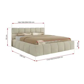 MKS Nira Classic 180 x 200 cm Creme