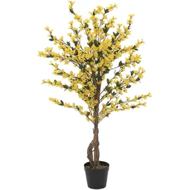 Europalms Forsythienbaum mit 3 Stämmen, gelb, 120cm