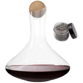 Intirilife Glas Karaffe mit 1.8 Liter Serviergefässe, Transparent