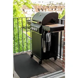 Wenko Topfhandschuhe Ada 2er-Set Silikon-Handflächen Schwarz