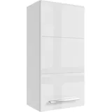BASIC by Balculina Hängeschrank BASIC BY BALCULINA "Mandi", weiß matt, weiß hochglanz, B:34cm H:70cm T:23cm, Holzwerkstoff, Schränke, Hängeschrank, Breite 34cm, hochglanz Front