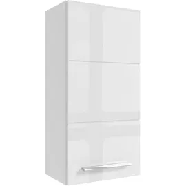 BASIC by Balculina Hängeschrank BASIC BY BALCULINA "Mandi", weiß matt, weiß hochglanz, B:34cm H:70cm T:23cm, Holzwerkstoff, Schränke, Hängeschrank, Breite 34cm, hochglanz Front