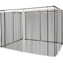 Outsunny Moskitonetz 302 x 207 cm schwarz